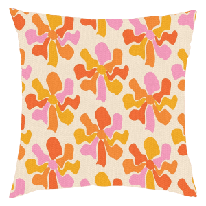 Wynwood Studio Retro Floral Indoor Decorative Throw Pillow